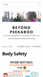 Mobile Screenshot of beyondpeekaboo.com